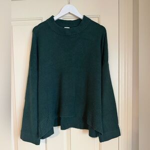 a new day Dark Green Crew Neck Sweater